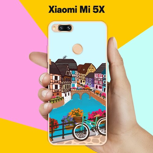 Силиконовый чехол на Xiaomi Mi 5X Велосипед / для Сяоми Ми 5 Икс