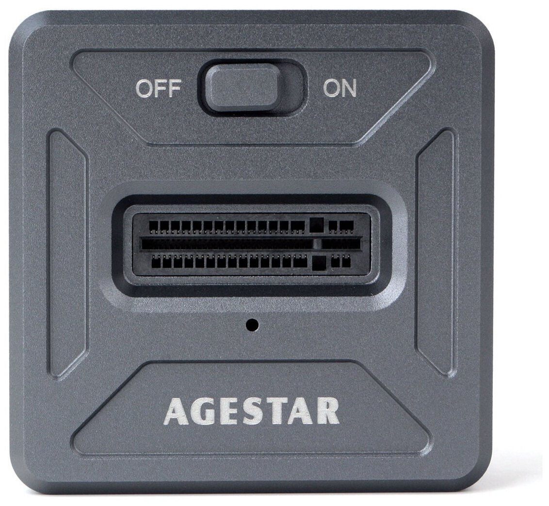 Внешний бокс Agestar SSD NVMe USB3.2 алюминий черный M2 2280 M-key