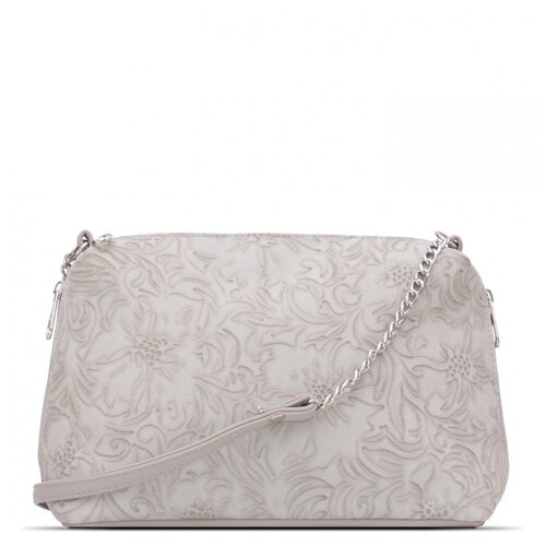 фото Сумка женская richet, 2372-08 028 цветы светло-серая