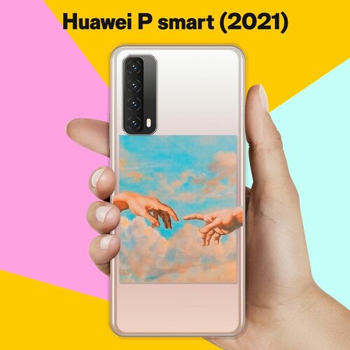 Силиконовый чехол Искусство на Huawei P Smart 2021 силиконовый чехол hippie stickers на huawei p smart 2021 хуавей п смарт 2021