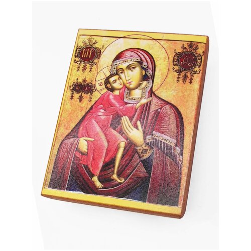 Икона Феодоровская Божия Матерь, размер - 10х13