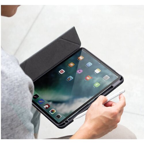 Чехол Uniq Moven Anti-microbial для iPad 10.2 2020/2021, Grey [PD10.2GAR-MOVGRY] чехол uniq moven для ipad pro 12 9 2021 полиуретан серый npdp12 9 2021 movgry