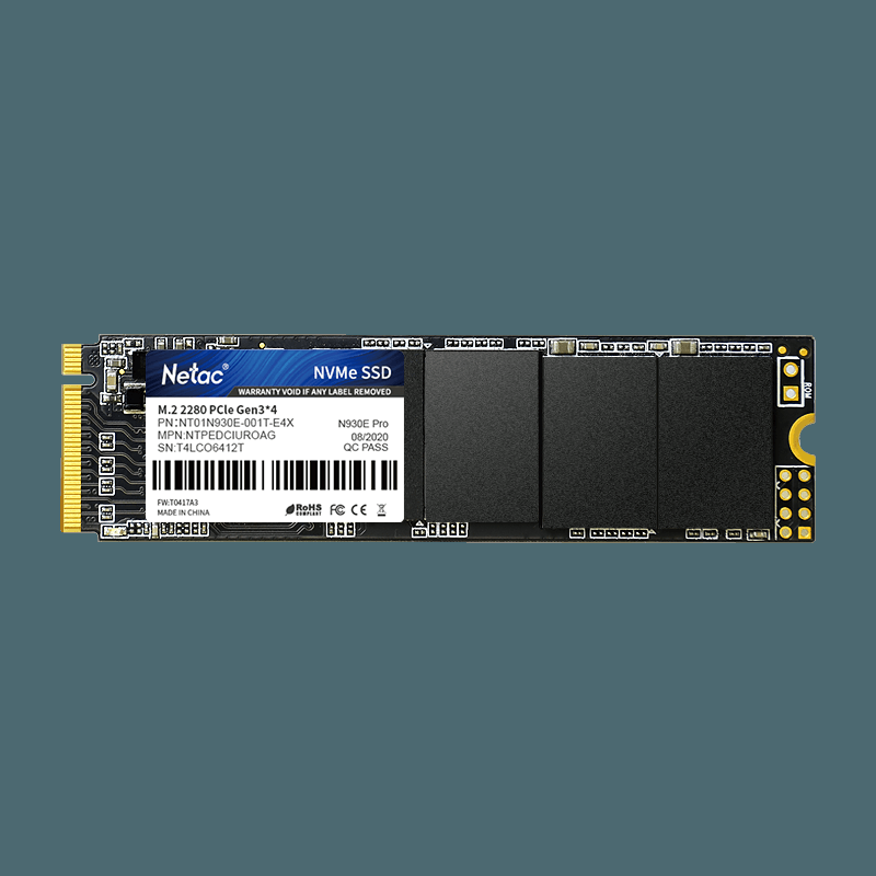 SSD накопитель NETAC N930E Pro 1ТБ, M.2 2280, PCIe 3.0 x4, NVMe, M.2 - фото №4