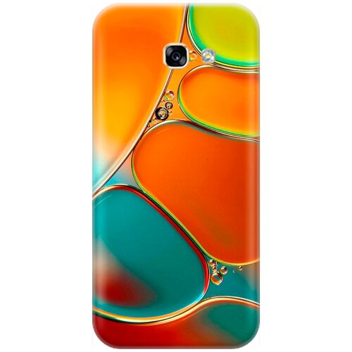 фото Силиконовый чехол на samsung galaxy a5 (2017) / самсунг а5 2017 с принтом "разноцветные пузырьки" gosso