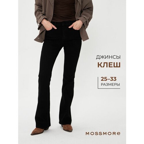 фото Джинсы клеш mossmore, размер 33, black