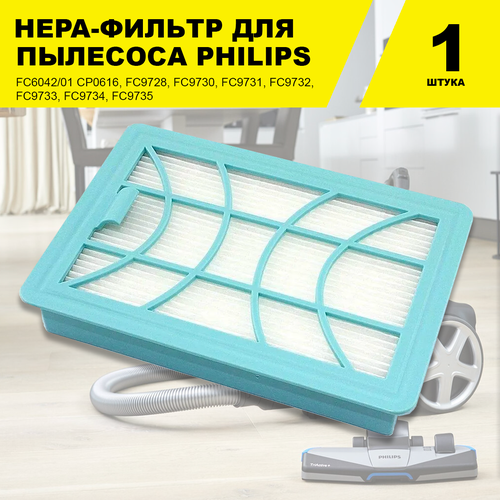 hepa фильтр чистый дом р 74 для пылесосов philips Фильтр выходной для Philips FC6042/01 CP0616, FC9728, FC9730, FC9731, FC9732, FC9733, FC9734, FC9735