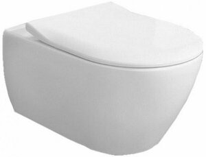 Подвесной унитаз Villeroy & Boch Subway с микролифтом, безободковый 5614R201