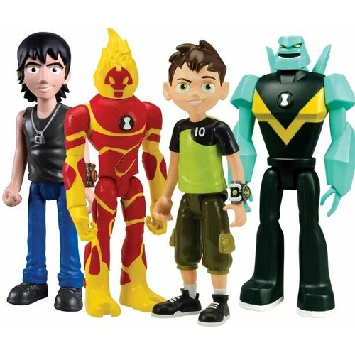 Игровой набор Gulliver Ben 10 набор XL Человек-огонь, Бен 10, Алмаз, Кевин 11, 76711 бен 10 инопланетная сверхсила выпуск 5 бен 10000 региональное издание