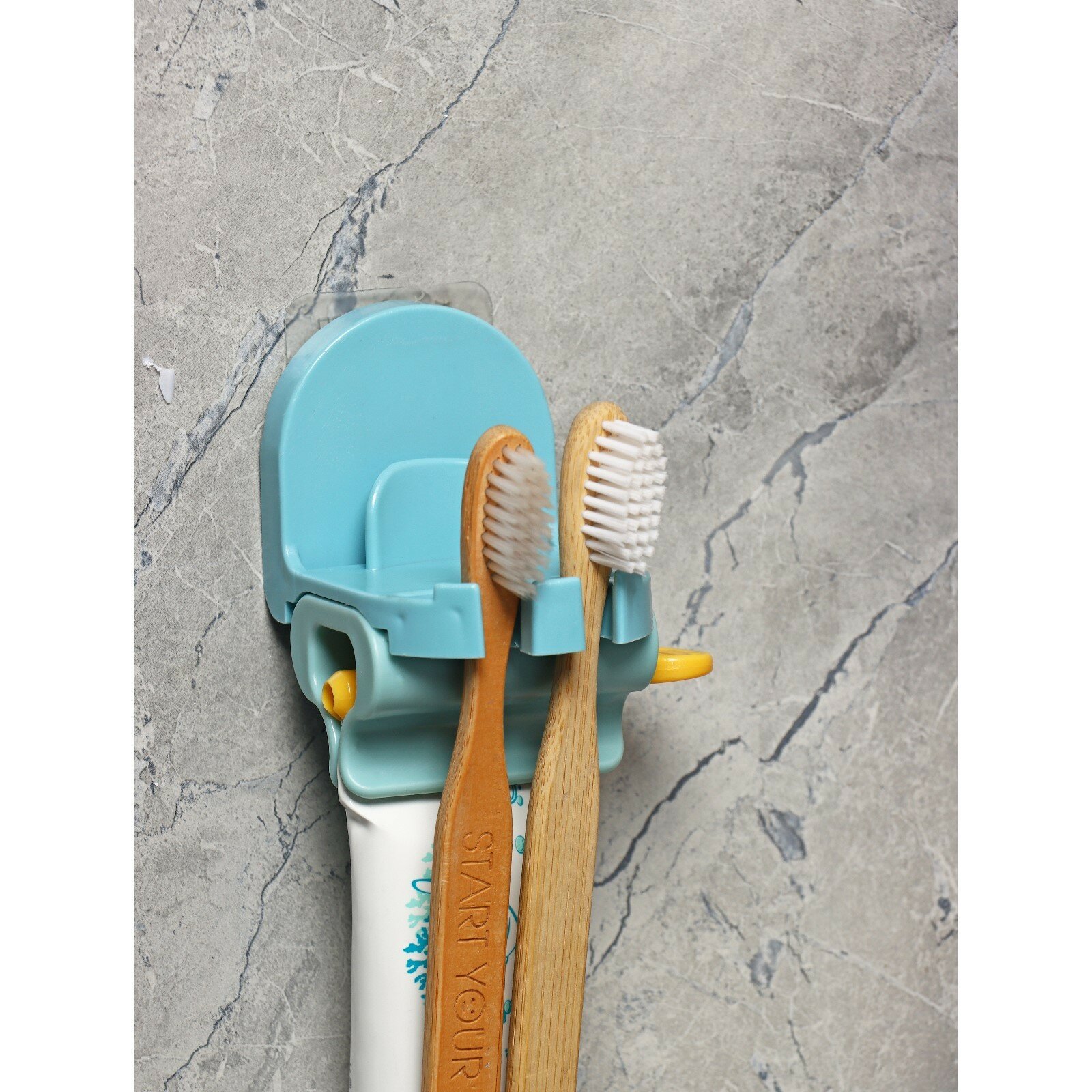 Держатель для зубных щёток на липучке, 7×5,2×8 см, цвет микс - фотография № 14