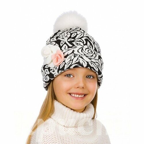 фото Шапка pupill, размер 52-54, мультиколор