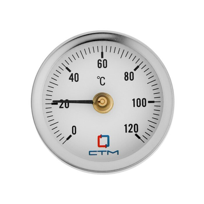 Термометр накладной "СТМ" CTTND63, d 63 мм, 120°C, с пружиной