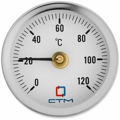 Термометр накладной "СТМ" CTTND63, d=63 мм, 120°C, с пружиной 9871665