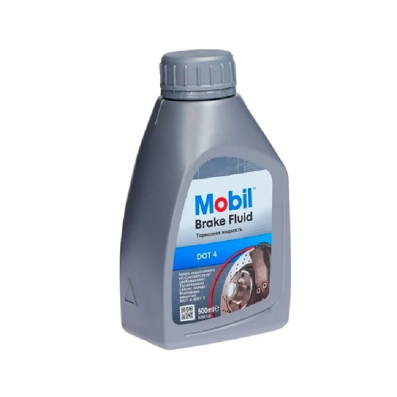 Тормозная жидкость Mobil Brake Fluid DOT4, 500 мл - фото №11
