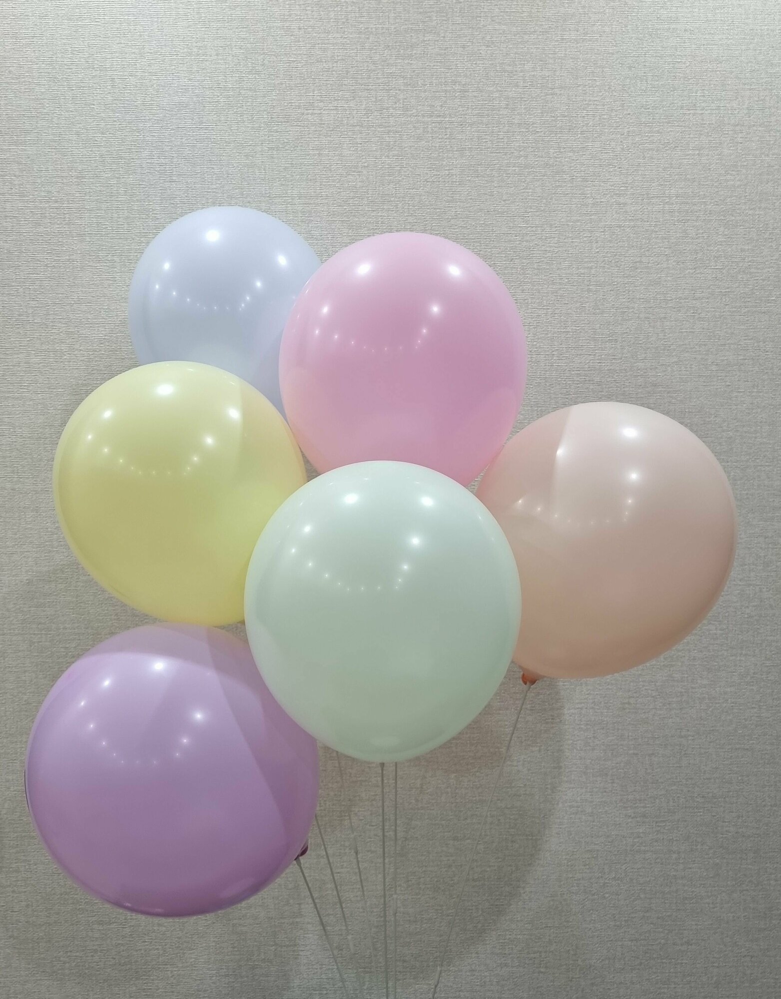 Набор воздушных латексных шаров "Макарунс", ассорти, 10 шт, 30 см