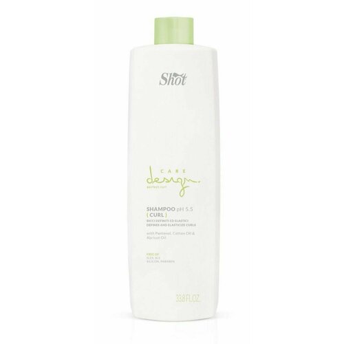 Shot Care Design Shampoo pH 5.5 Culr Шампунь для вьющихся волос и волос с химической завивкой 1000 мл