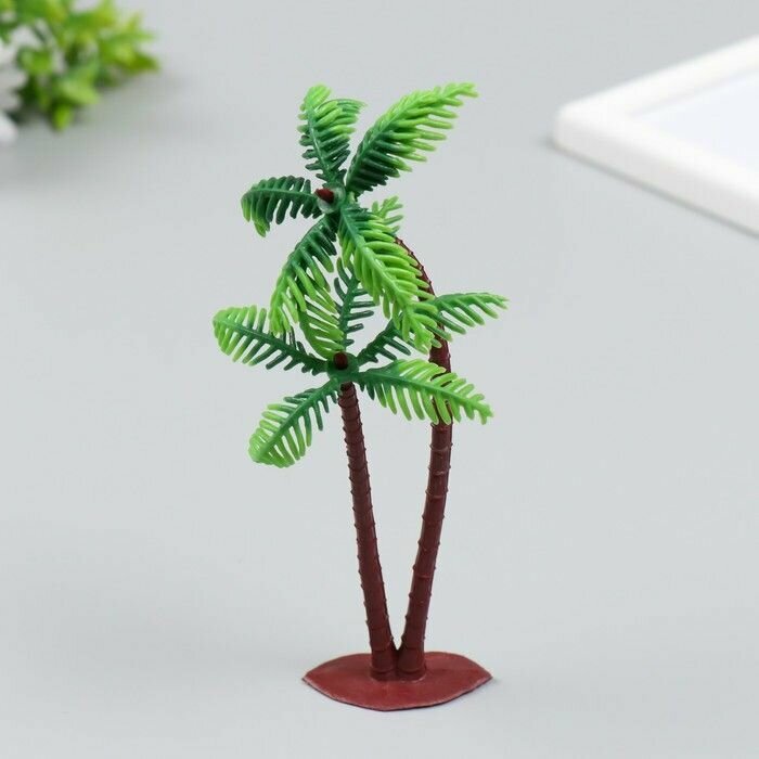 Декор для создания миниатюр (деревья) Две пальмы 14 см/по 5 шт