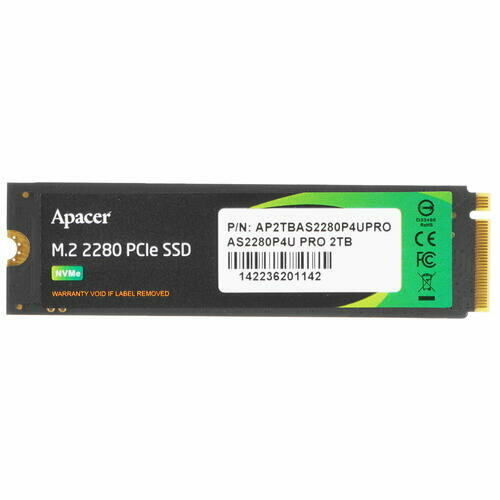 Накопитель SSDк Apacer M.2 PCI-E 2TB (AP2TBAS2280P4UPRO-1) - фото №12