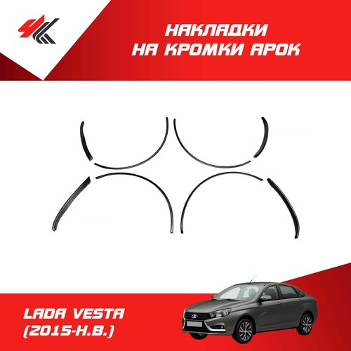 Накладки на арки лада веста (2015-Н. В.) / ТюнАвто