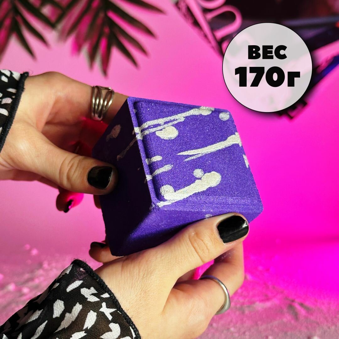 3D форма для бомбочек Куб 6 см — фото 1