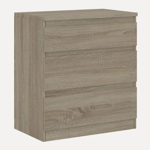 Изображение товара Комод ГУД лакк "кастор", 3 ящика, 71.6 x 39.6 x 65 см, цвет: соном RU