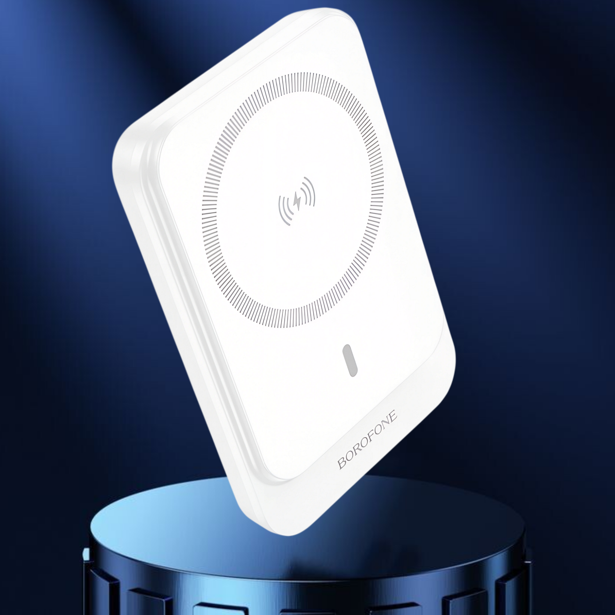 Магнитный беспроводной 10000 mAh повербанк MagSafe Borofone BJ63A. Внешний портативный аккумулятор с быстрой зарядкой