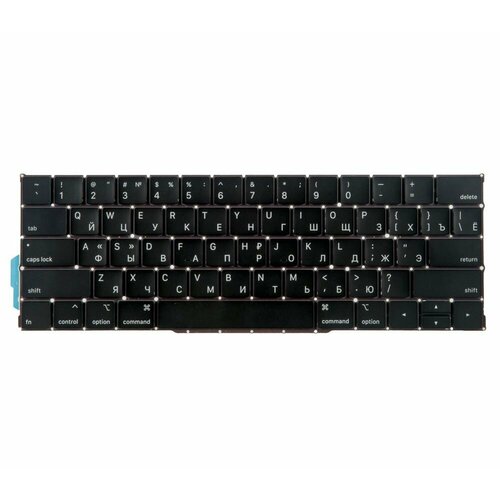 Клавиатура для MacBook Pro 13 Retina A2159 Mid 2019 прямой Enter RUS РСТ 12690₽