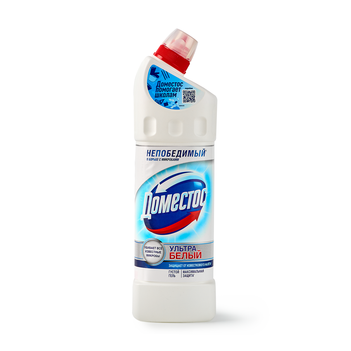 Чистящее средство Domestos "Ультра Белый", для унитаза, гелевое, 1 л