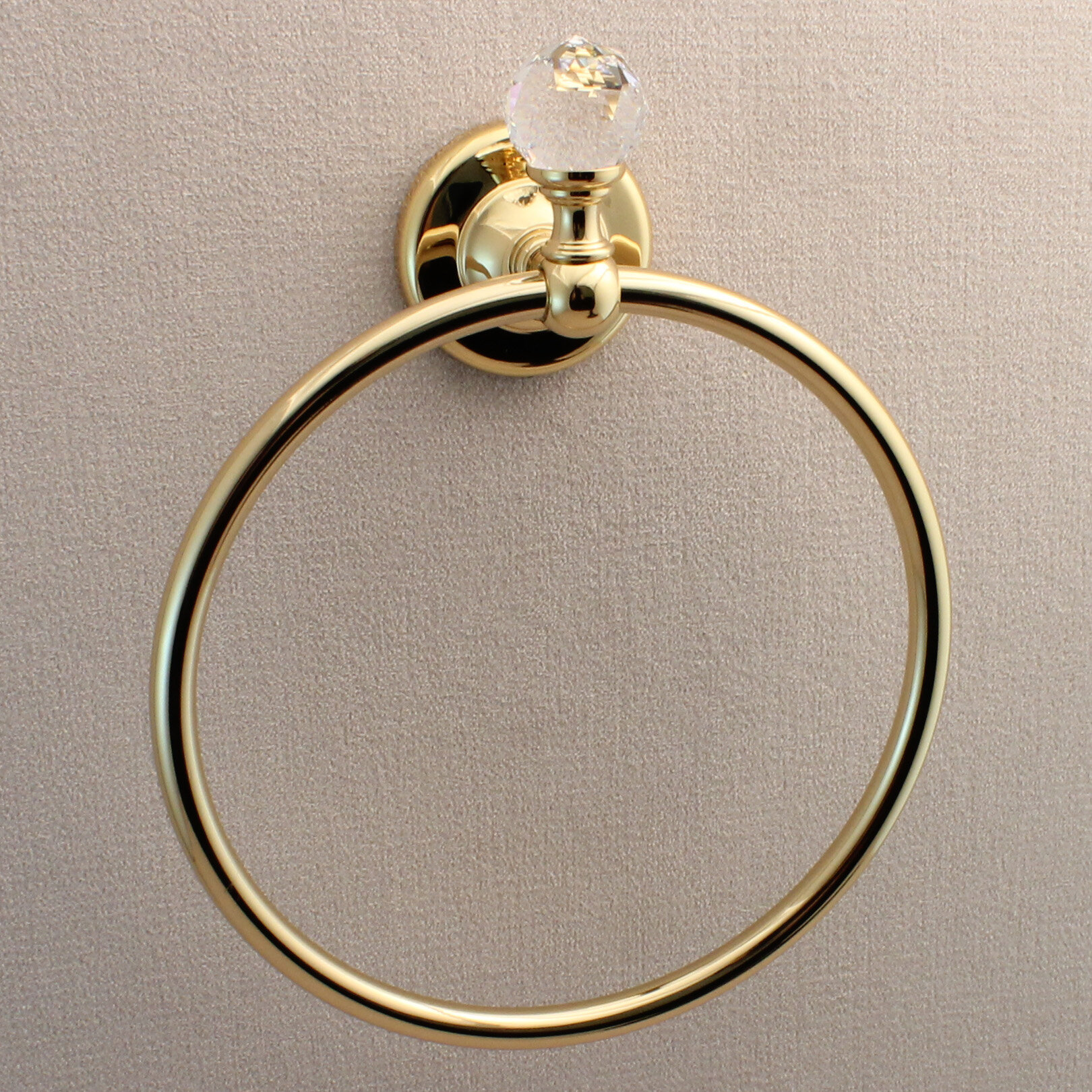Полотенцедержатель кольцо IBB MADRAS ORIENTE MA07 SORO/SWA золото/swarovski