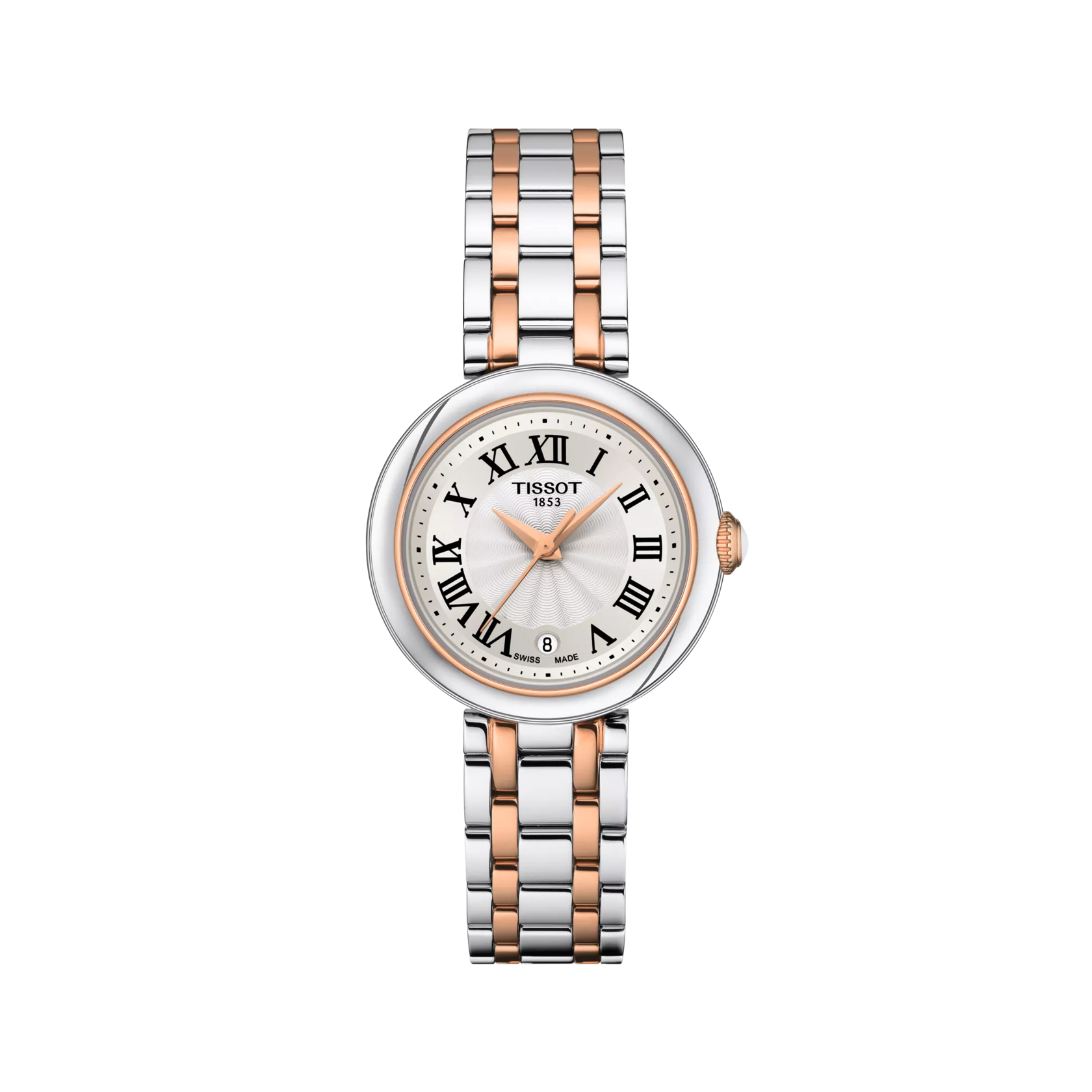 Наручные часы TISSOT T-Lady, серебристый/золотистый