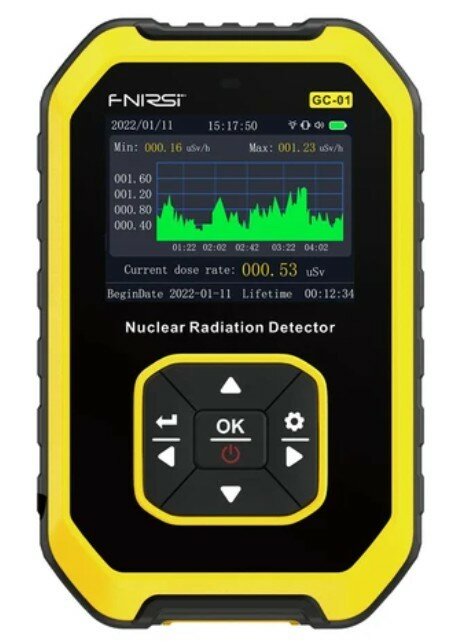 GC-01(датчик J321), Дозиметр, счетчик гейгера, Fnirsi