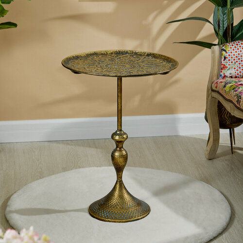 Изображение товара 57-294 Столик интерьерный Эфиопия 49х49х69см, Железо, Glasar