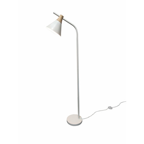 Торшер De Fran FPB-2720 E27 160Вт GW белый дерево выкл арт DF03488 5150₽