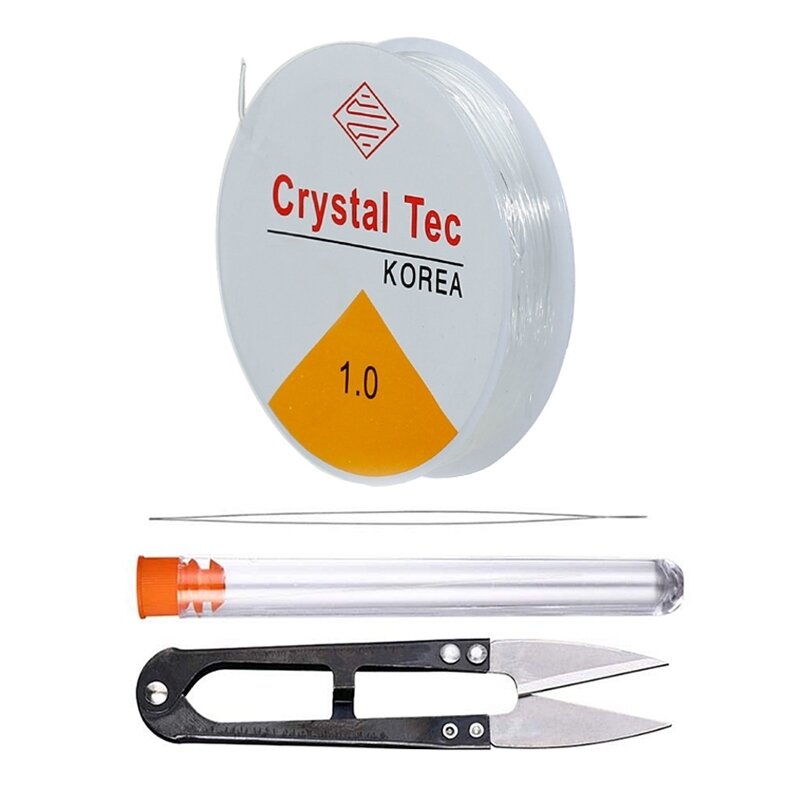 Набор инструментов EPOXY MASTER, для бижутерии, 5 м лески, 1 игла, чехол, ножницы