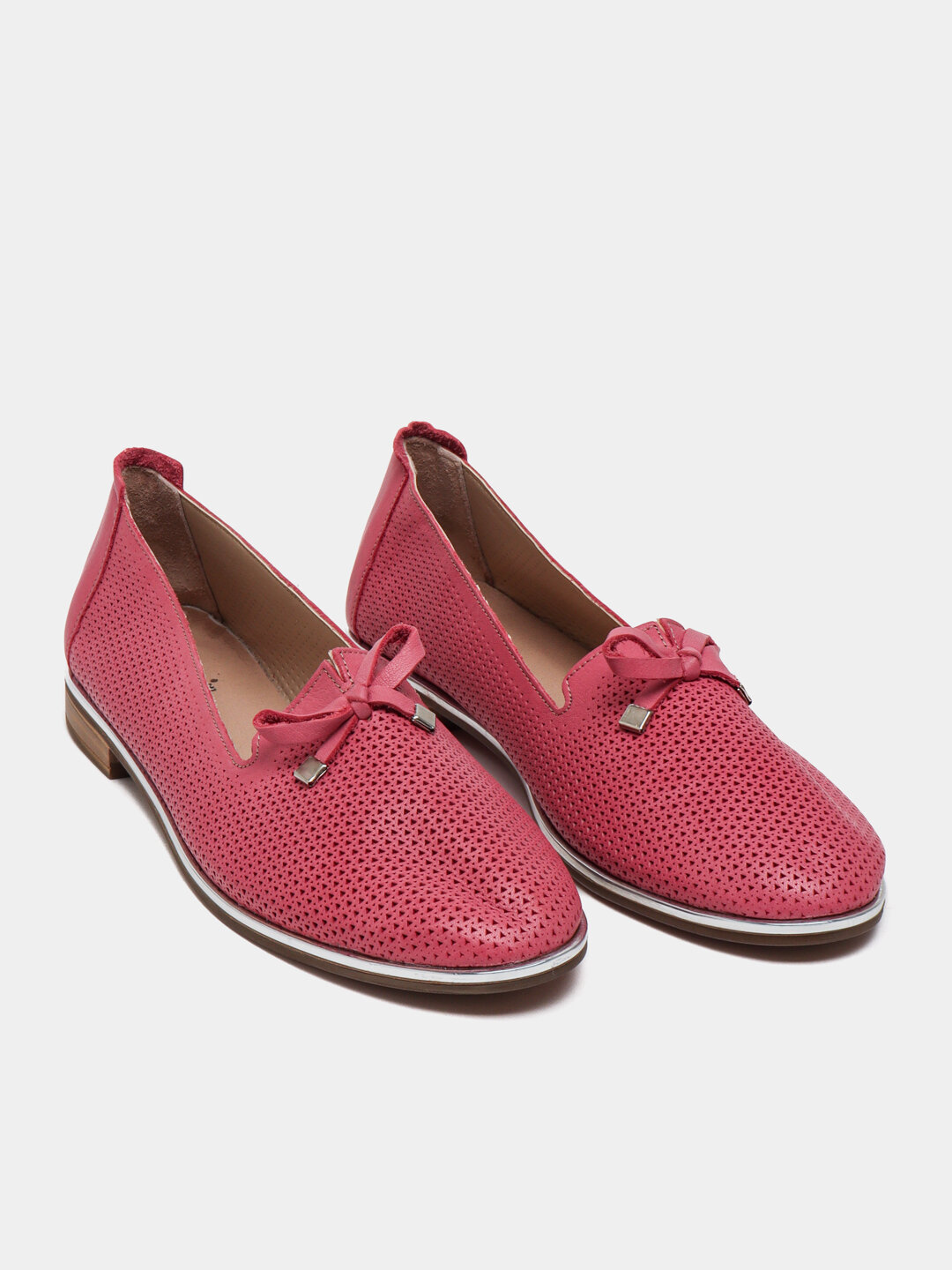 Мокасины  Женские мокасины, кожа 100%, Турция, лёгкие, дышащие