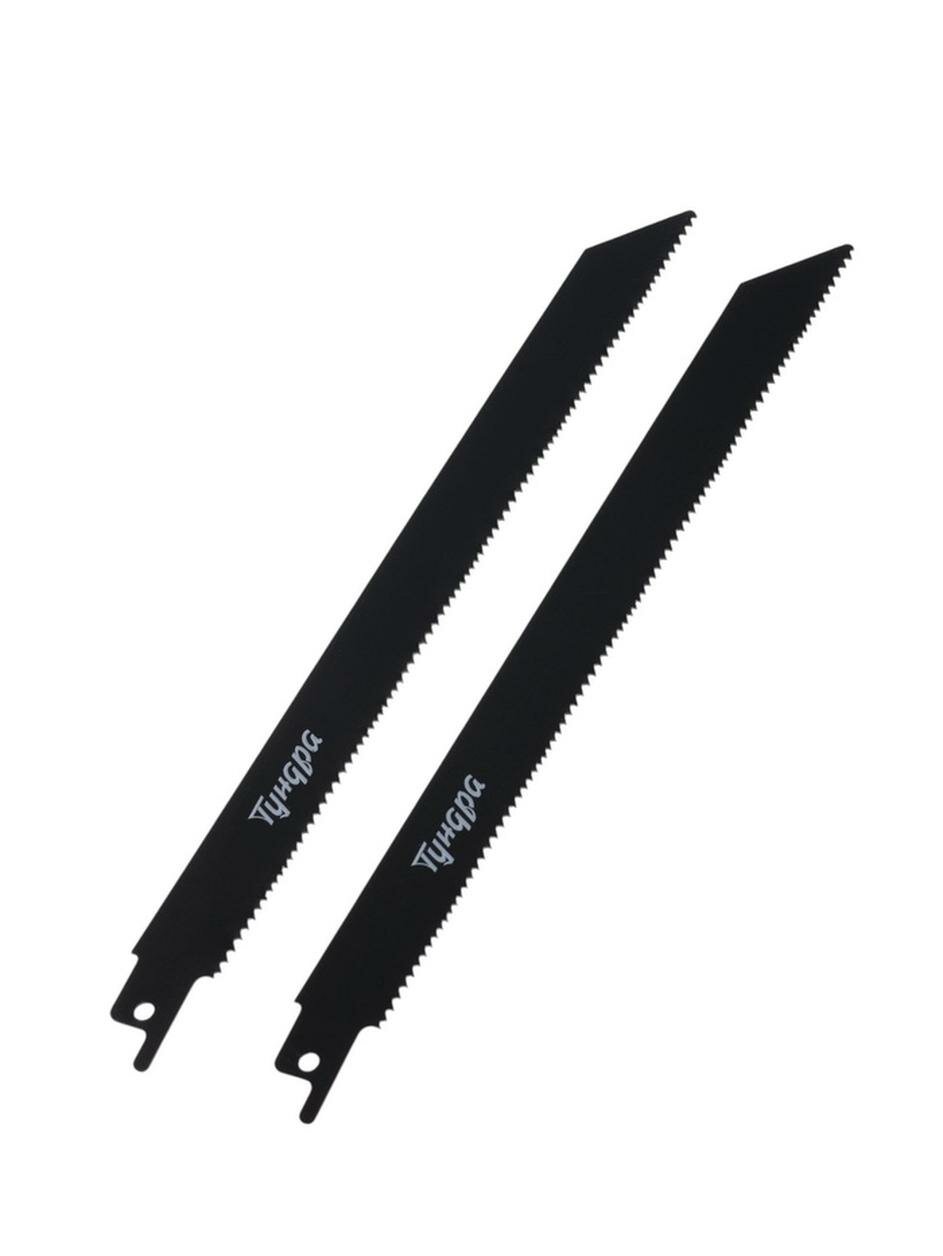 Полотна универсальные для сабельной пилы тундра Bimetal 200/227 х 1.8-2.5 мм 2 шт.