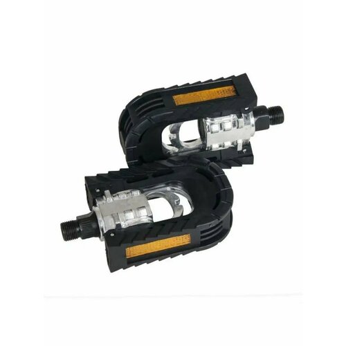 4BIKE Педали 4BIKE M961F складные, 125х78х18 мм, насыпные подшипники, ось Cr-mo