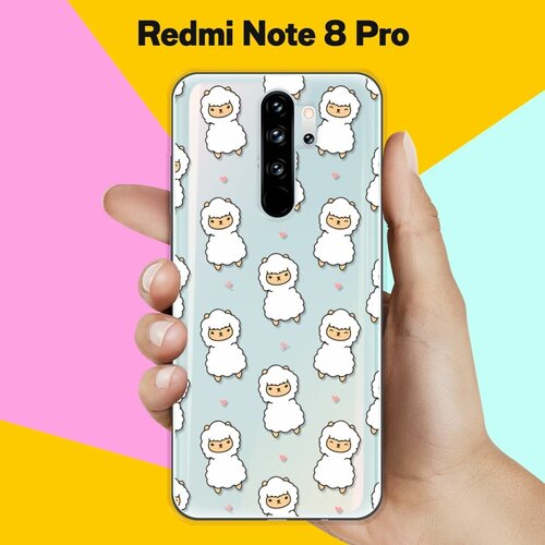 Силиконовый чехол Узор из лам на Xiaomi Redmi Note 8 Pro силиконовый чехол узор из лам на xiaomi redmi note 8 pro