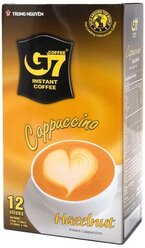 Растворимый кофе Trung Nguyen G7 Cappuccino Hazelnut, в стиках, 12 уп., 216 г