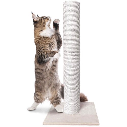 Когтеточка столбик из сизаля высокий столбик для крупных кошек 113х50х40см