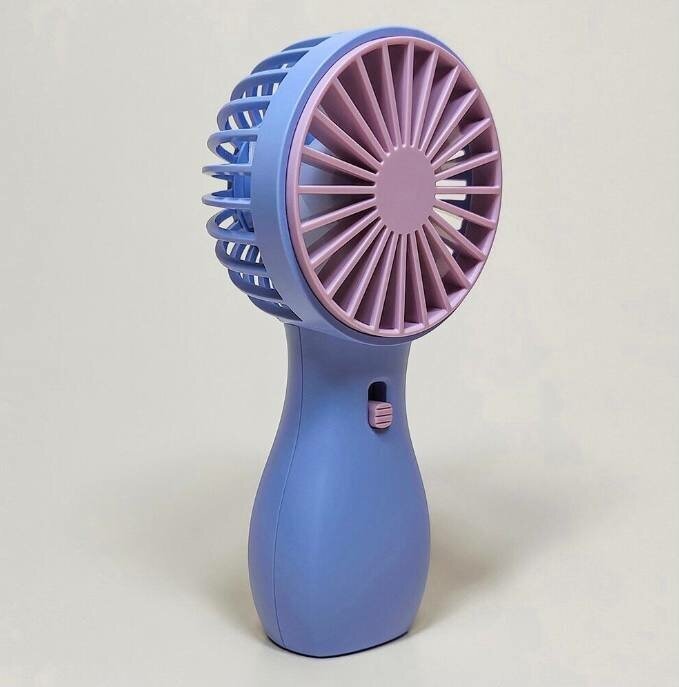 Ручной портативный мини-вентилятор dian di фиолетовый - фотография № 7