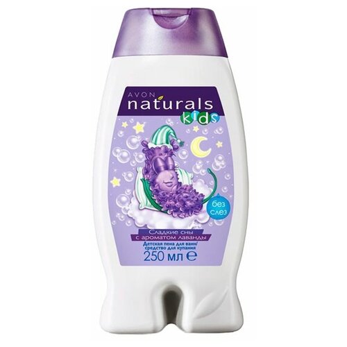 Детская пена для ваннсредство для купания Сладкие сны с ароматом лаванды 250 мл для подмывания для тела без слёз 350₽