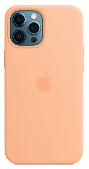 Чехол Apple iPhone 12 Pro Max SiliconeCase MagSafe Cantaloupe