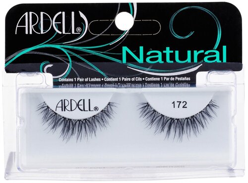 Ardell накладные ресницы Natural Fashion Lash 172, black, 2 шт.