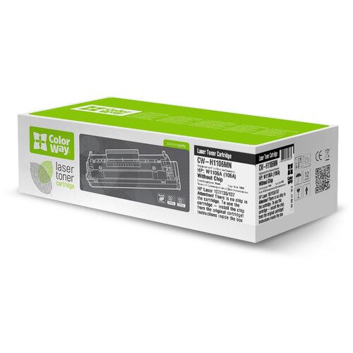 Картридж ColorWay для HP (W1106A) M107/135/137 Black (без чипа)
