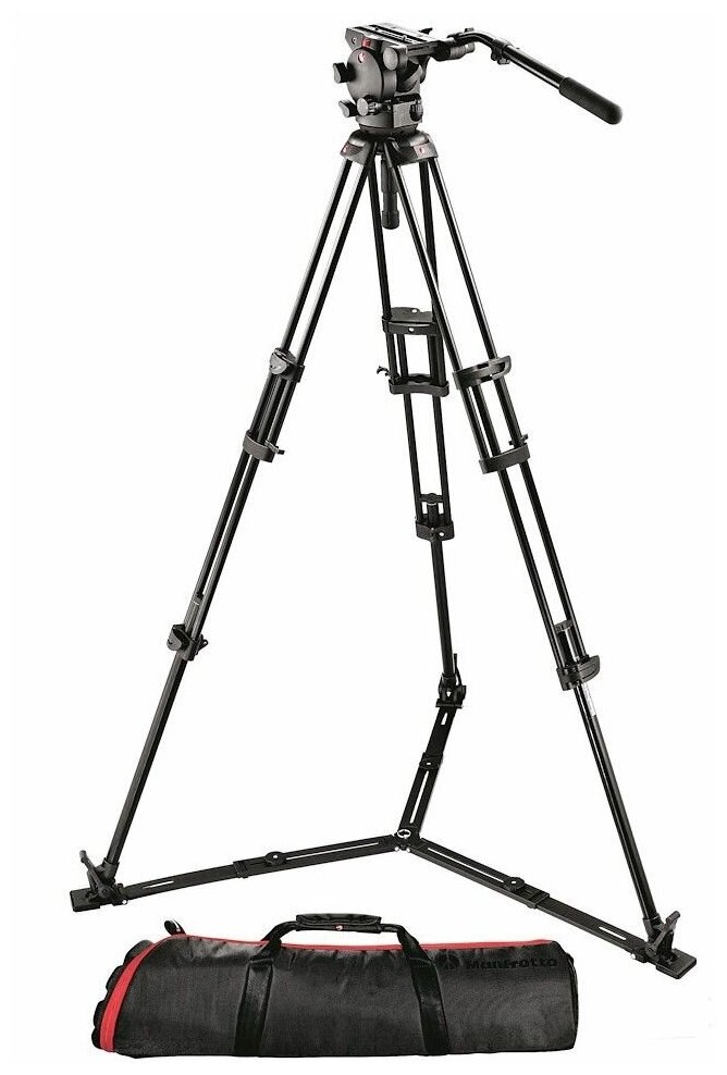 Видеокомплект Manfrotto 526,545GBK-1 (штатив+головка+сумка)