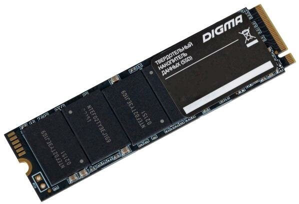 Твердотельный накопитель SSD Digma Mega M2 512GB M2 2280 PCle Gen 3 x 4 NVMe 3300 Мб/с