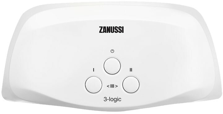 Проточный водонагреватель Zanussi 3-logic 5,5 TS душ+кран - фотография № 2