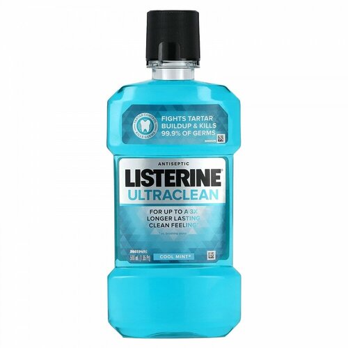 Listerine, UltraClean, Antiseptic, Cool Mint, 1.05 pt (500 ml)