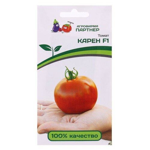 Агрофирма Партнер Семена Томат Карен, F1, 5 шт томат карен f1 агрофирма партнер 2 упаковки по 5шт