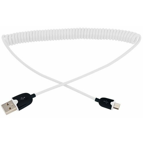 Витой универсальный USB кабель microUSB (быстрая зарядка) 0.2-1 м, цвет: Белый витой универсальный usb кабель microusb быстрая зарядка 0 2 1 м цвет черный